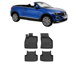 Set covorase presuri Volkswagen T-ROC din 2017-2022, auto, din cauciuc thermoplastic, Volkswagen - Img 2