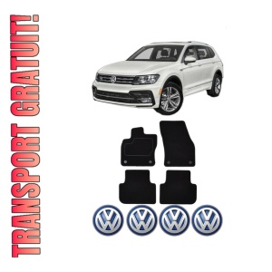 Set Covorase Presuri Volkswagen TIGUAN (AD1, AX1) din 2016-2024, Auto, Material Textil Mocheta, Volkswagen