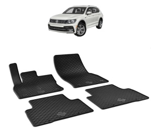 Set covorase presuri Volkswagen TIGUAN din 2016-2024, auto, din cauciuc thermoplastic - Img 6