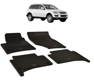Set covorase presuri Volkswagen TOUAREG din 2003-2009, auto, din cauciuc thermoplastic - Img 2