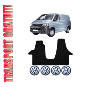 Set Covorase Presuri Volkswagen TRANSPORTER T5 Van (7HA, 7HH, 7EA, 7EH) din 2003-2015, Auto, Material Textil Mocheta, Volkswagen