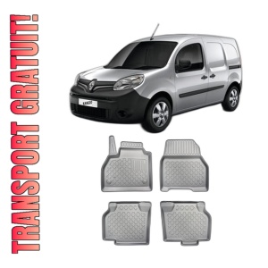 Set covorase RENAULT KANGOO II, din 2008 - 04.2021, covorase tavita, caroserie VAN 5-7 LOCURI, ampatament L2, fara rand 3, compatibile cu autoturismul RENAULT KANGOO II, ARISTAR