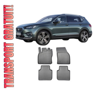 Set covorase SEAT TARRACO, din 10.2018 - Prezent, covorase tavita, caroserie SUV 5-7 LOCURI, fara rand 3, compatibile cu autoturismul SEAT TARRACO, ARISTAR