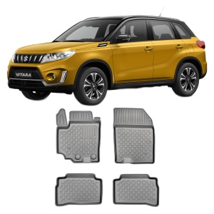 Set covorase SUZUKI VITARA, din 03.2015 - 2019, covorase tavita, caroserie SUV, compatibile cu autoturismul SUZUKI VITARA, ARISTAR - Img 2
