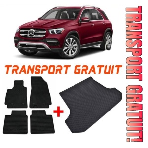 Set Covorase + tavita portbagaj auto Mercedes Gle I W166 Suv din 06.2015 - 10.2018 *1
