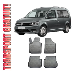 Set covorase VOLKSWAGEN CADDY din 2004 - 10.2020, covorase tavita, caroserie VAN, 5 LOCURI, compatibile cu autoturismul VOLKSWAGEN CADDY, ARISTAR