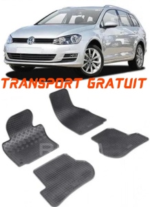 Set covorase Volkswagen Golf 6 Combi 06.2007 - 08.2013 si 4 stickere rotunde Volkswagen accesorii pentru autoturismul tau - masina v4309