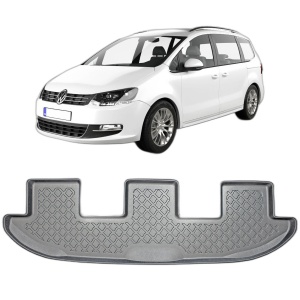 Set covorase VOLKSWAGEN SHARAN II, din 09.2010 - 03.2022, covorase tavita, caroserie VAN 7 LOCURI, rand 3, compatibile cu autoturismul VOLKSWAGEN SHARAN II, ARISTAR - Img 2