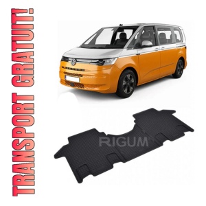 Set covorase Volkswagen T7 Multivan Randul 2 2022-prezent, din cauciuc 100%, compatibile cu autoturismul Volkswagen T7