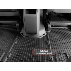 Set covorase Volkswagen T7 Multivan Randul 2 2022-prezent, din cauciuc 100%, compatibile cu autoturismul Volkswagen T7 v5894
