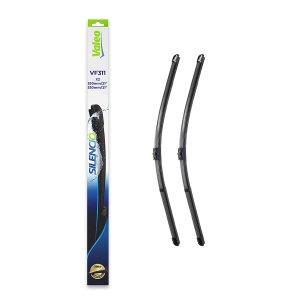 Set stergatoare AUDI TT (8N3) din 1998-2006, pentru parbriz auto, 2 bucati, Valeo Silencio Xtrm, din cauciuc siliconat rezistent, 4 Stickere Auto AUDI v40083