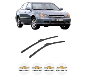Set stergatoare auto CHEVROLET EVANDA din 2005-2006, pentru parbriz auto, 2 bucati, Bosch Aerotwin Retrofit, din cauciuc siliconat rezistent, 4 Stickere Auto CHEVROLET - Img 2