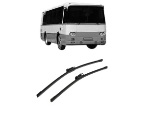 Set stergatoare auto HAVAL H9 din 2017, pentru parbriz auto, 2 bucati, Bosch Aerotwin, din cauciuc siliconat rezistent, 4 Stickere Auto HAVAL - Img 2