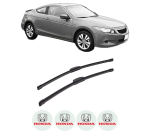 Set stergatoare auto HONDA ACCORD VIII (CP) din 2008-2012, pentru parbriz auto, 2 bucati, Bosch Aerotwin Retrofit, din cauciuc siliconat rezistent, 4 Stickere Auto HONDA - Img 2