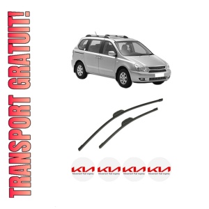 Set stergatoare auto KIA CARNIVAL / GRAND CARNIVAL III (VQ) din 2006-2015, pentru parbriz auto, 2 bucati, Bosch Aerotwin Retrofit, din cauciuc siliconat rezistent, 4 Stickere Auto KIA