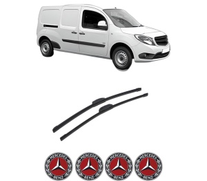 Set stergatoare auto MERCEDES-BENZ CITAN Box Body/MPV (W415) din 2012-2021, pentru parbriz auto, 2 bucati, Bosch Aerotwin Retrofit, din cauciuc siliconat rezistent, 4 Stickere Auto MERCEDES-BENZ - Img 2