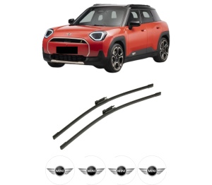 Set stergatoare auto MINI MINI ACEMAN (J05) din 2024-2025, pentru parbriz auto, 2 bucati, Bosch Aerotwin, din cauciuc siliconat rezistent, 4 Stickere Auto MINI - Img 2