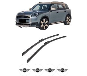 Set stergatoare auto MINI MINI COUNTRYMAN (U25) din 2023-2024, pentru parbriz auto, 2 bucati, Bosch Aerotwin, din cauciuc siliconat rezistent, 4 Stickere Auto MINI - Img 2