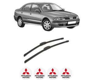Set stergatoare auto MITSUBISHI CARISMA Saloon (DA_) din 1996-2006, pentru parbriz auto, 2 bucati, Bosch Aerotwin Retrofit, din cauciuc siliconat rezistent, 4 Stickere Auto MITSUBISHI - Img 2