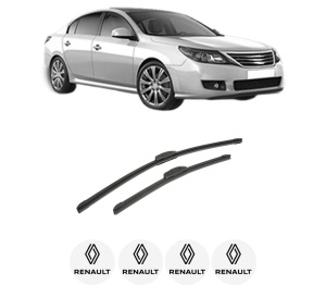 Set stergatoare auto RENAULT LATITUDE (L70_) din 2010-2013, pentru parbriz auto, 2 bucati, Bosch Aerotwin Retrofit, din cauciuc siliconat rezistent, 4 Stickere Auto RENAULT - Img 2
