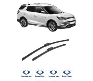 Set stergatoare auto SSANGYONG XLV VAN din 2016, pentru parbriz auto, 2 bucati, Bosch Aerotwin Retrofit, din cauciuc siliconat rezistent, 4 Stickere Auto SSANGYONG - Img 2