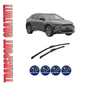 Set stergatoare auto SUBARU SOLTERRA din 2022, pentru parbriz auto, 2 bucati, Bosch Aerotwin Retrofit, din cauciuc siliconat rezistent, 4 Stickere Auto SUBARU