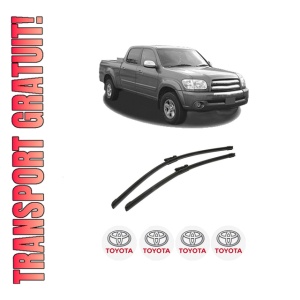 Set stergatoare auto TOYOTA TUNDRA Pickup (_K5_, _K6_) din 2006-2013, pentru parbriz auto, 2 bucati, Bosch Aerotwin, din cauciuc siliconat rezistent, 4 Stickere Auto TOYOTA