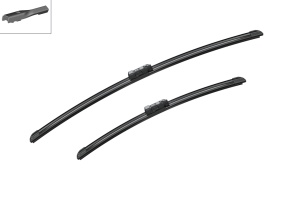 Set stergatoare auto Volkswagen T-CROSS (C11, D31) din 2018-2020, pentru parbriz auto, 2 bucati, Bosch Aerotwin, din cauciuc siliconat rezistent, 4 Stickere Auto Volkswagen - Img 5