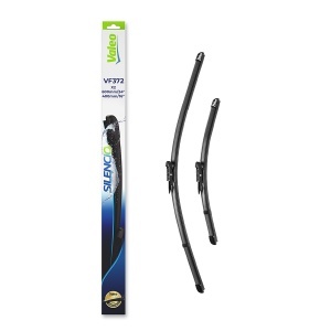 Set stergatoare BMW Seria 3 Convertible (E93) din 2006-2013, pentru parbriz auto, 2 bucati, Valeo Silencio Xtrm, din cauciuc siliconat rezistent, 4 Stickere Auto BMW Seria v38703