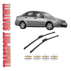 Set stergatoare CHEVROLET NUBIRA Saloon din 2005-2008, pentru parbriz auto, 2 bucati, Bosch Aerotwin Retrofit, din cauciuc siliconat rezistent, 4 Stickere Auto CHEVROLET