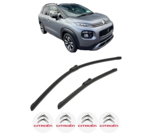 Set stergatoare CITROEN C3 AIRCROSS II Van (2C_, 2R_) din 2019, pentru parbriz auto, 2 bucati, Bosch Aerotwin, din cauciuc siliconat rezistent, 4 Stickere Auto CITROEN v51979