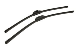 Set stergatoare KIA CARNIVAL II (GQ) din 2001-2006, pentru parbriz auto, 2 bucati, Bosch Aerotwin Retro Truck, din cauciuc siliconat rezistent, 4 Stickere Auto KIA v51014