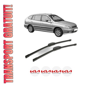 Set stergatoare KIA RIO I Hatchback (DC) din 2000, pentru parbriz auto, 2 bucati, Bosch Aerotwin Retrofit, din cauciuc siliconat rezistent, 4 Stickere Auto KIA