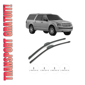 Set stergatoare LINCOLN NAVIGATOR (UN173) din 1997-2002, pentru parbriz auto, 2 bucati, Bosch Aerotwin Retrofit, din cauciuc siliconat rezistent, 4 Stickere Auto LINCOLN