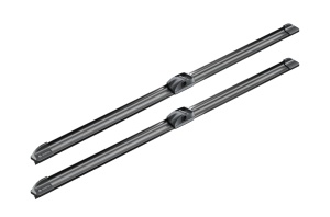 Set stergatoare MERCEDES-BENZ C-CLASS T-Model (S204) din 2007-2014, pentru parbriz auto, 2 bucati, Bosch Aerotwin, din cauciuc siliconat rezistent, 4 Stickere Auto MERCEDES-BENZ v51732