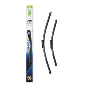 Set stergatoare MERCEDES-BENZ CLA Shooting Brake (X117) din 2015-2019, pentru parbriz auto, 2 bucati, Valeo Silencio Xtrm, din cauciuc siliconat rezistent, 4 Stickere Auto MERCEDES-BENZ v38727