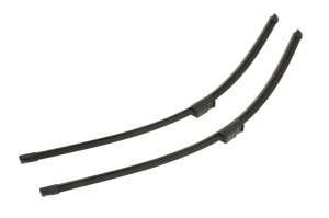 Set stergatoare MERCEDES-BENZ S-CLASS (W221, V221) din 2005-2013, pentru parbriz auto, 2 bucati, Bosch Aerotwin, din cauciuc siliconat rezistent, 4 Stickere Auto MERCEDES-BENZ v43441