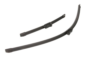 Set stergatoare MITSUBISHI ASX (VSX_, VSE_) din 2023-2024, pentru parbriz auto, 2 bucati, Bosch Aerotwin, din cauciuc siliconat rezistent, 4 Stickere Auto MITSUBISHI v49613