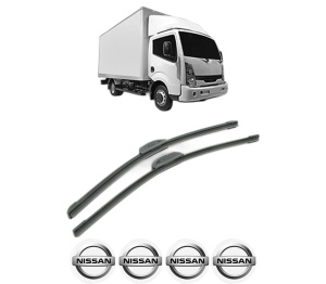 Set stergatoare NISSAN NT400 CABSTAR (F24M) din 2014-2016, pentru parbriz auto, 2 bucati, Bosch Aerotwin Retrofit, din cauciuc siliconat rezistent, 4 Stickere Auto NISSAN v51439