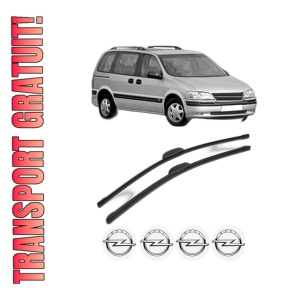 Set stergatoare OPEL SINTRA (APV) din 1996-1997, pentru parbriz auto, 2 bucati, Bosch Aerotwin Retrofit, din cauciuc siliconat rezistent, 4 Stickere Auto OPEL
