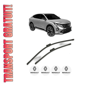 Set stergatoare RENAULT RAFALE Coupe (DGM_) din 2023, pentru parbriz auto, 2 bucati, Bosch Aerotwin, din cauciuc siliconat rezistent, 4 Stickere Auto RENAULT