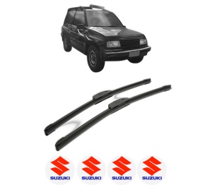Set stergatoare SUZUKI VITARA (ET) din 2003, pentru parbriz auto, 2 bucati, Bosch Aerotwin Retrofit, din cauciuc siliconat rezistent, 4 Stickere Auto SUZUKI v41669