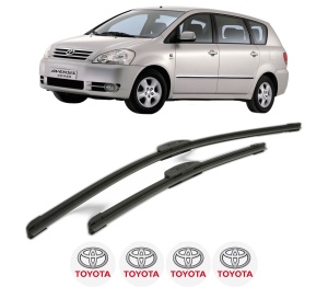 Set stergatoare TOYOTA AVENSIS VERSO (_M2_) din 2001-2010, pentru parbriz auto, 2 bucati, Bosch Aerotwin Retrofit, din cauciuc siliconat rezistent, 4 Stickere Auto TOYOTA v44319