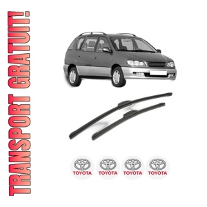 Set stergatoare TOYOTA PICNIC (_XM1_) din 1996-2001, pentru parbriz auto, 2 bucati, Bosch Aerotwin Retrofit, din cauciuc siliconat rezistent, 4 Stickere Auto TOYOTA