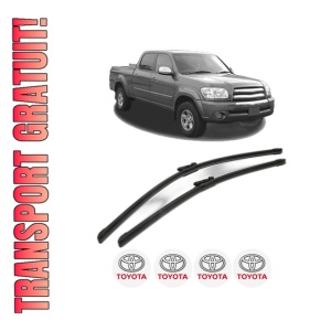 Set stergatoare TOYOTA TUNDRA Pickup (_K5_, _K6_) din 2006-2009, pentru parbriz auto, 2 bucati, Bosch Aerotwin, din cauciuc siliconat rezistent, 4 Stickere Auto TOYOTA