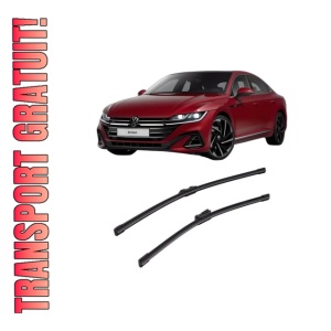 Set stergatoare Volkswagen ARTEON (3H7, 3H8) din 2017-2024, pentru parbriz auto, 2 bucati, Bosch Aerotwin, din cauciuc siliconat rezistent, 4 Stickere Auto Volkswagen