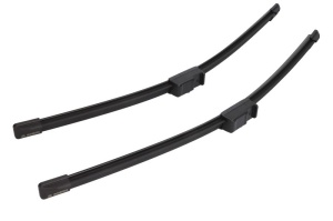Set stergatoare Volkswagen LUPO I (6X1, 6E1) din 1998-2005, pentru parbriz auto, 2 bucati, Bosch Aerotwin, din cauciuc siliconat rezistent, 4 Stickere Auto Volkswagen v43799