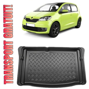 Skoda Citigo Hatchback din 10.2011 - 2019, Tavita Pentru Portbagaj Lux Premium Dedicata, Portbagaj Inferior *3