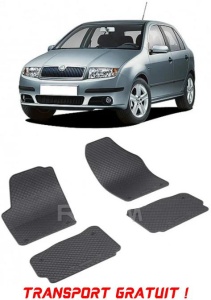 Skoda Fabia I fabricat din 2000 - 2007, Hatchback, set covorase auto dedicate, din cauciuc 100% Premium - Transport Gratuit accesorii pentru autoturismul tau - masina v37920
