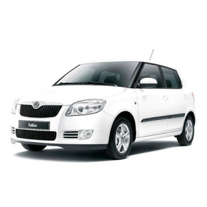 Skoda Fabia I, Sedan, Din 2000 - 2007 , Set Covorase Auto Tip Tavita Premium 3D, din cauciuc accesorii pentru autoturismul tau - masina v169832